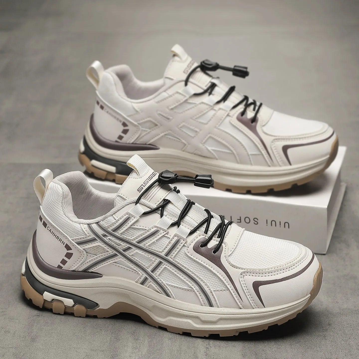 Casual Sneaker Man Comfortable Breathable 2026 New Brand Men's Platform Shoes Classic Stripe Designer Shoes Men Trend Sneakers